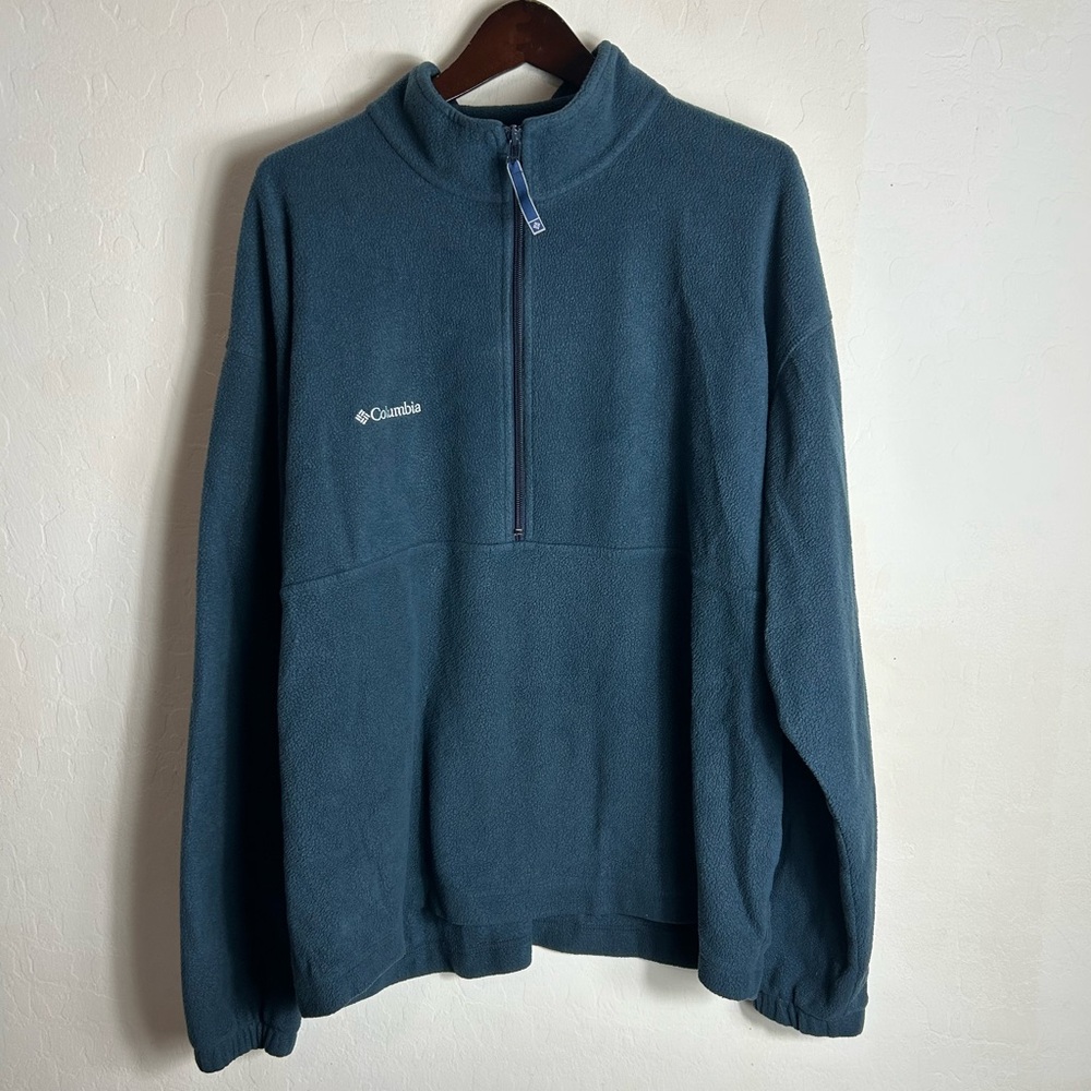 Columbia Men's Deep Blue Zip-Up Sweater